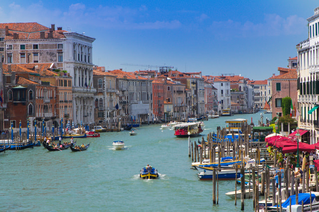 ヴェネツィア大運河周辺風景
